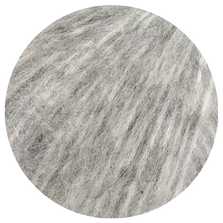 #Farbe_Lana Grossa Alpaca Air II | 10 Hellgrau