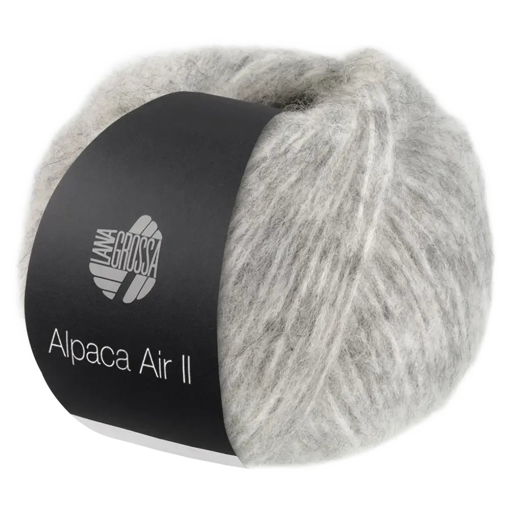 #Farbe_Lana Grossa Alpaca Air II | 10 Hellgrau