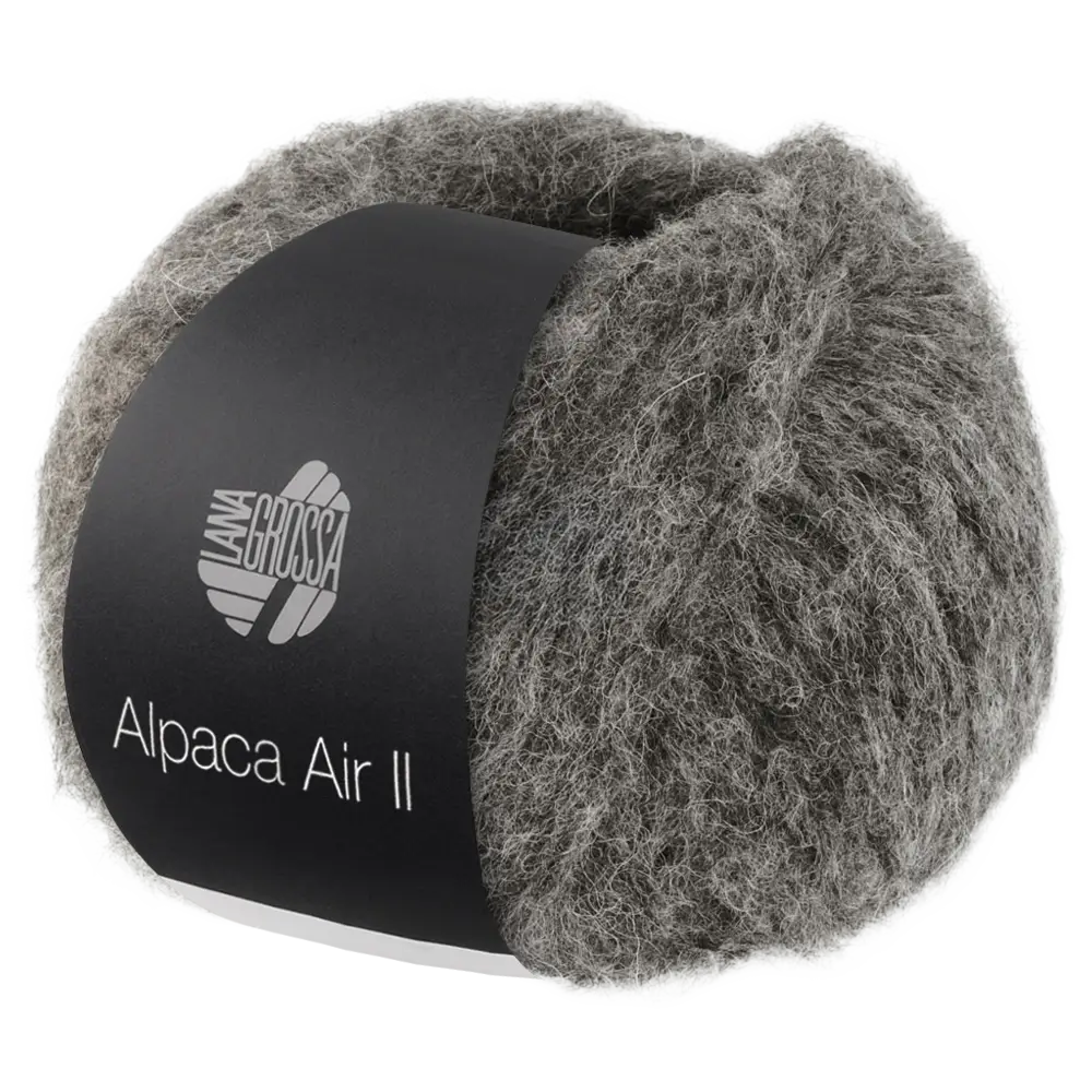 #Farbe_Lana Grossa Alpaca Air II | 11 Anthrazit