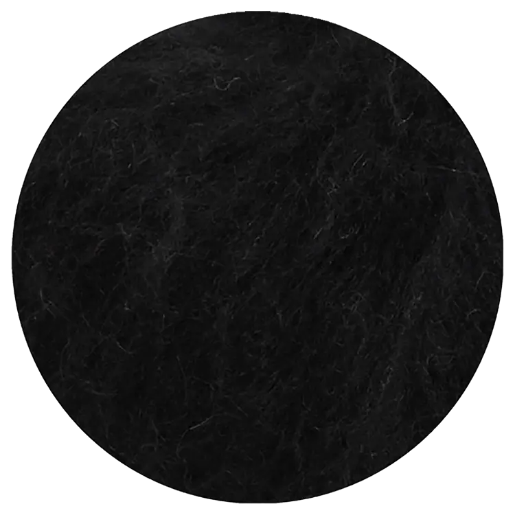 #Farbe_Lana Grossa Alpaca Air II | 12 Schwarz