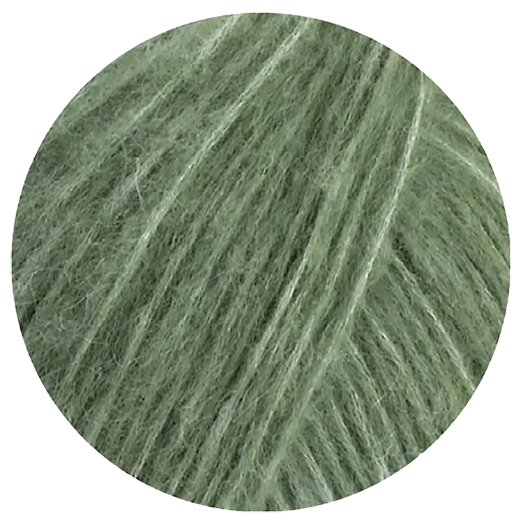 #Farbe_Lana Grossa Alpaca Air II | 14 Graugrün
