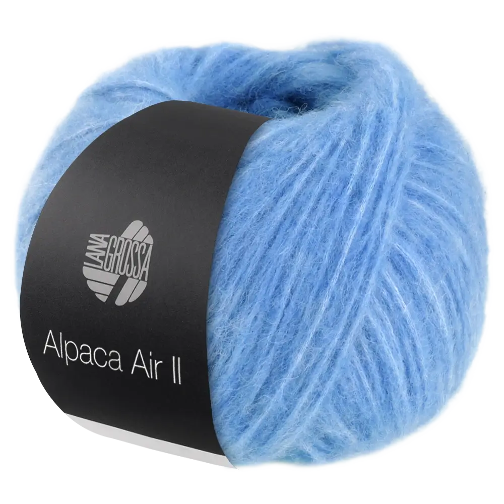 #Farbe_Lana Grossa Alpaca Air II | 18 Hellblau