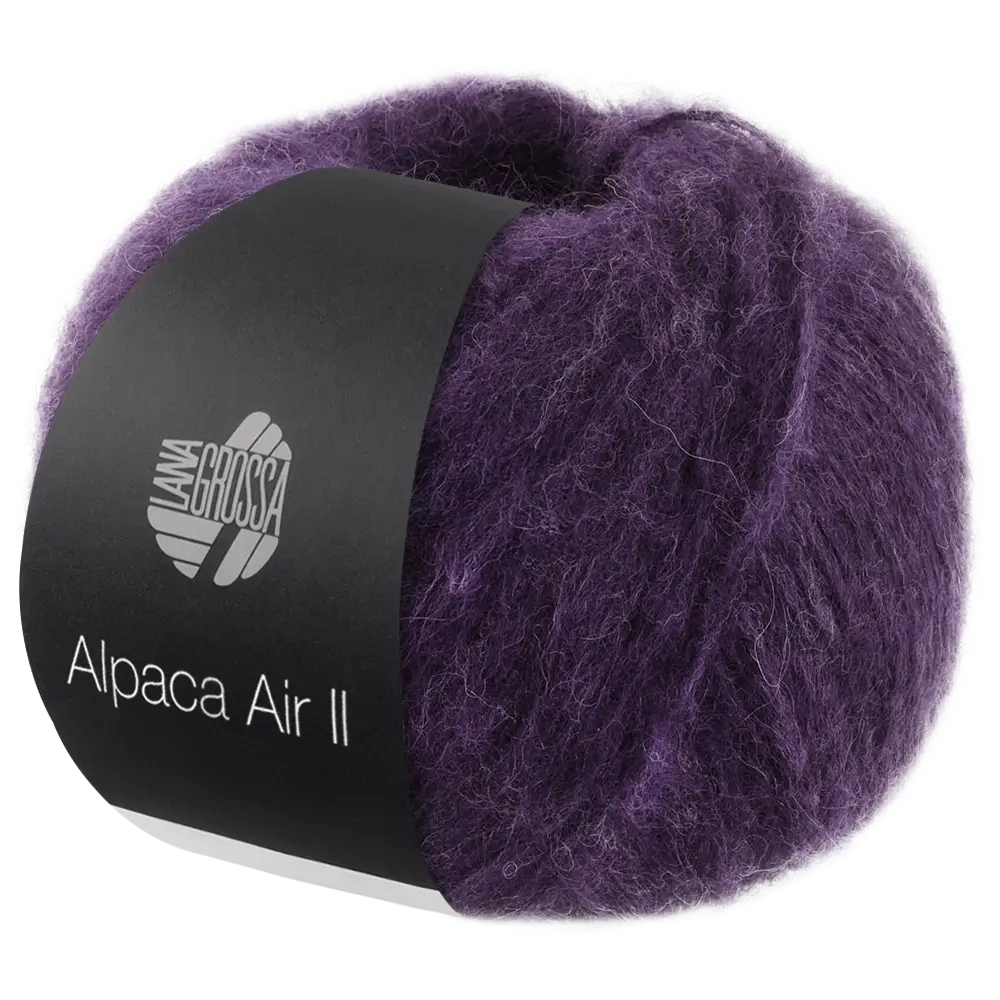 #Farbe_Lana Grossa Alpaca Air II | 21 Dunkelviolett
