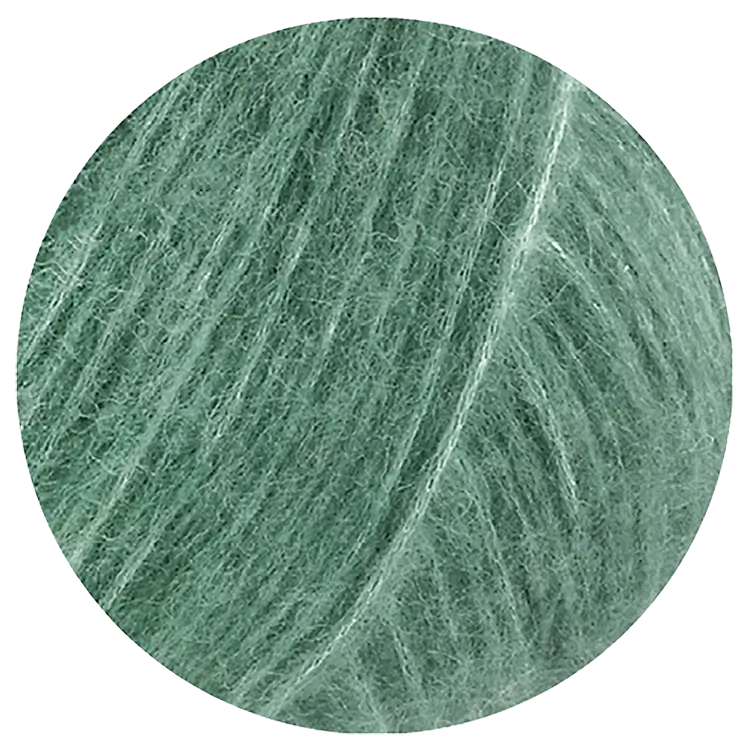 #Farbe_Lana Grossa Alpaca Air II | 23 Helles Seegrün