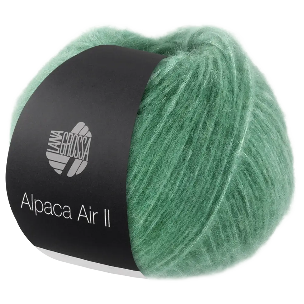 #Farbe_Lana Grossa Alpaca Air II | 23 Helles Seegrün