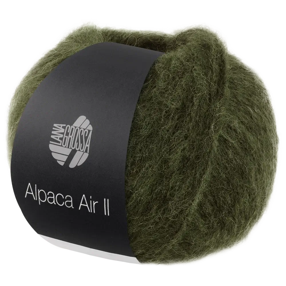 #Farbe_Lana Grossa Alpaca Air II | 25 Lodengrün