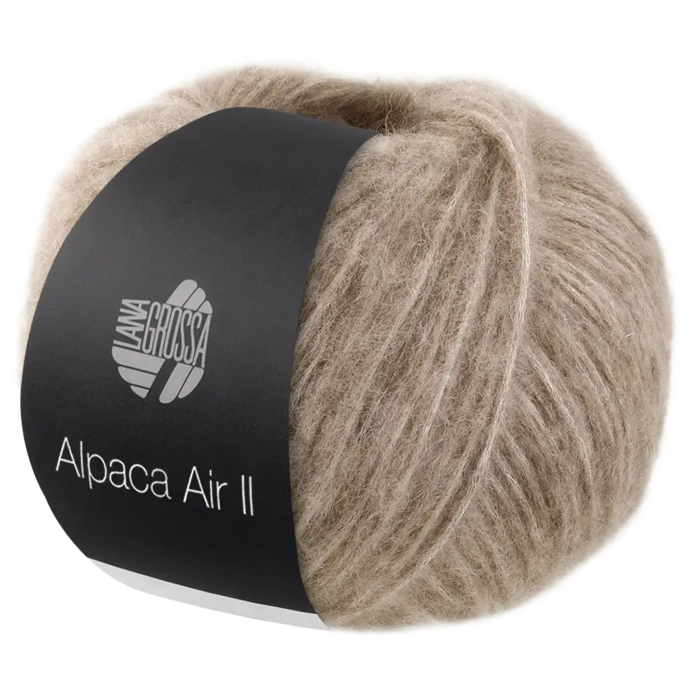 #Farbe_Lana Grossa Alpaca Air II | 26 Graubeige