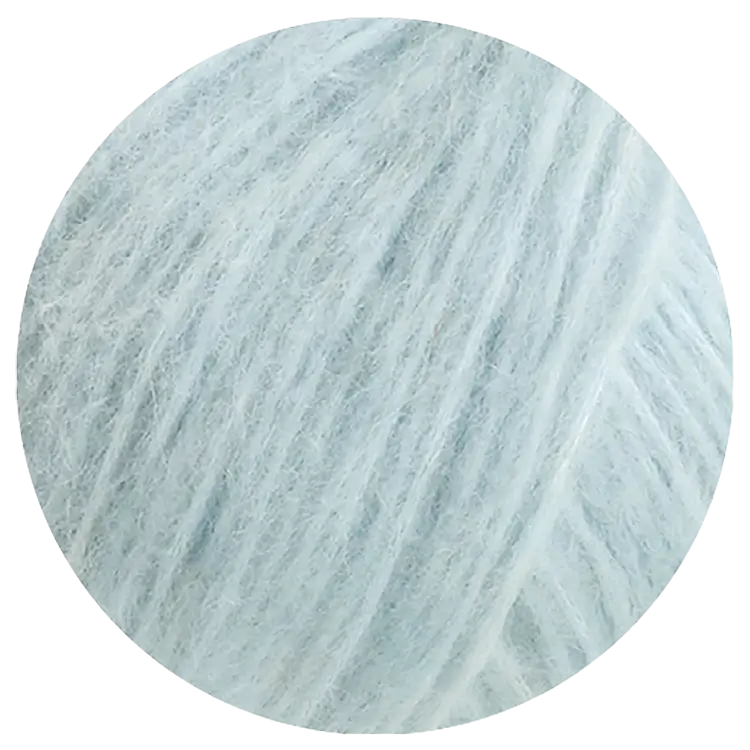 #Farbe_Lana Grossa Alpaca Air II | 28 Pastellblau