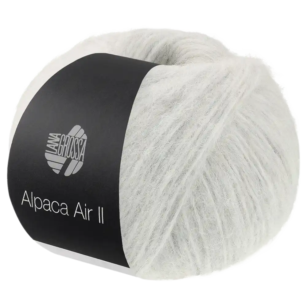 #Farbe_Lana Grossa Alpaca Air II | 35 Silbergrau