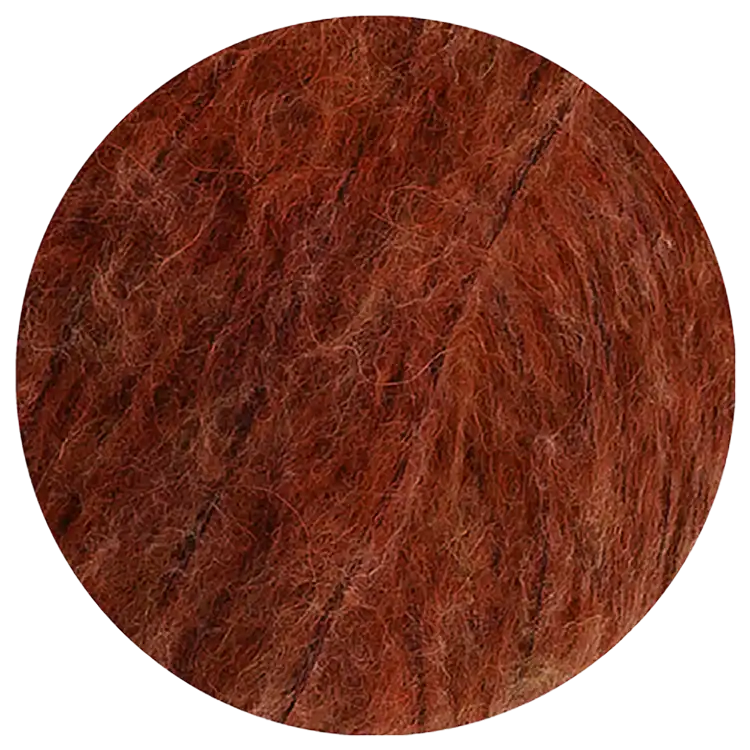 #Farbe_Lana Grossa Alpaca Air II | 38 Zimtbraun