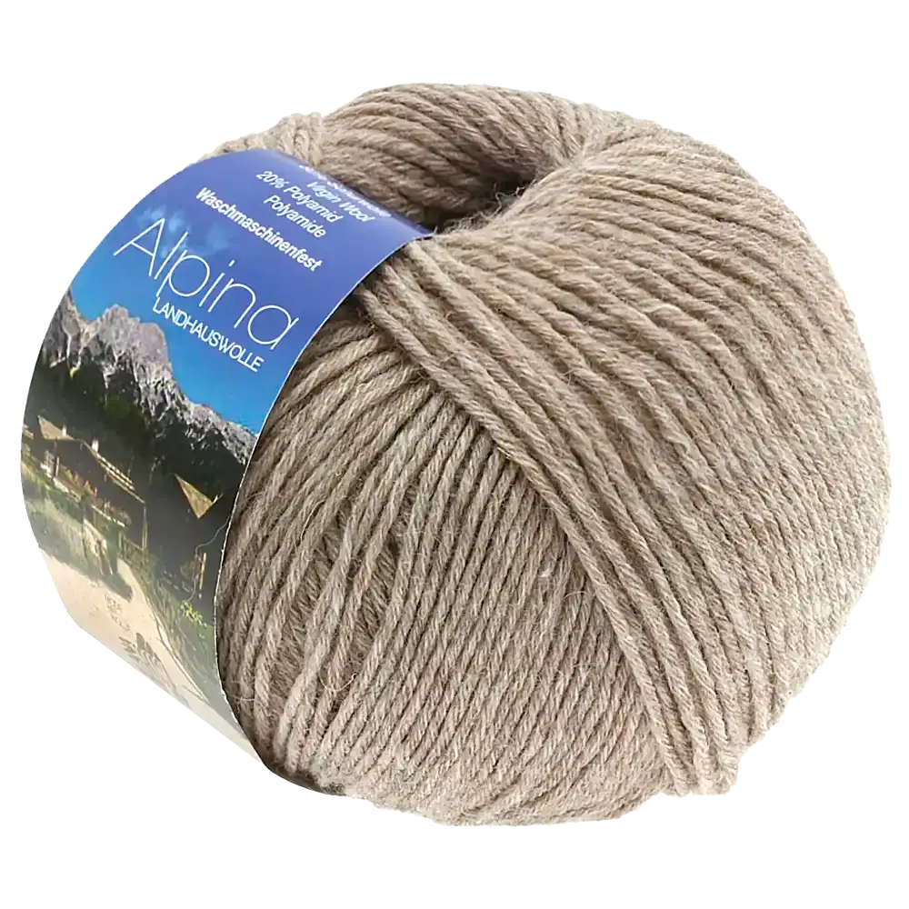 #Farbe_Lana Grossa Alpina | 01 Hellbraun