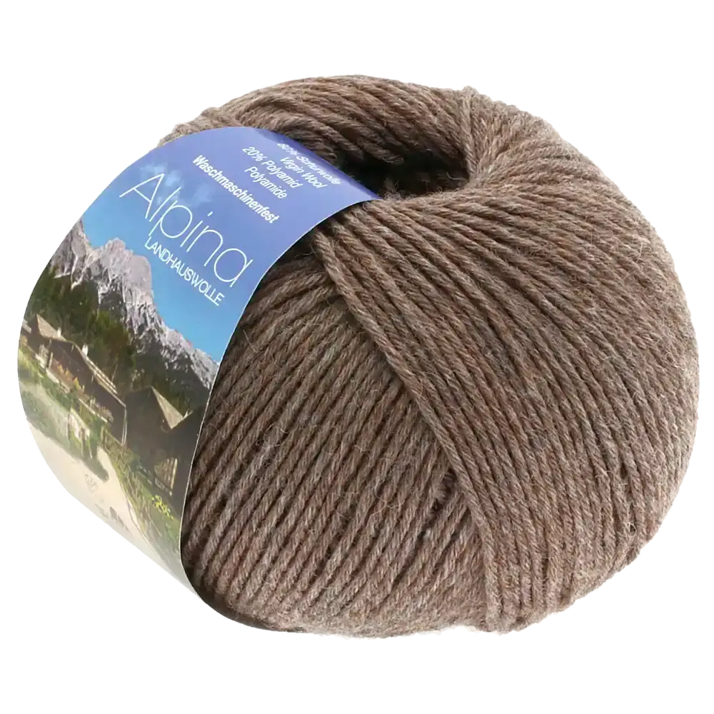 #Farbe_Lana Grossa Alpina | 02 Taupe