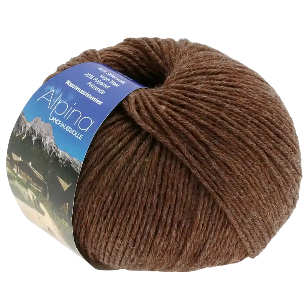 #Farbe_Lana Grossa Alpina | 03 Dunkelbraun