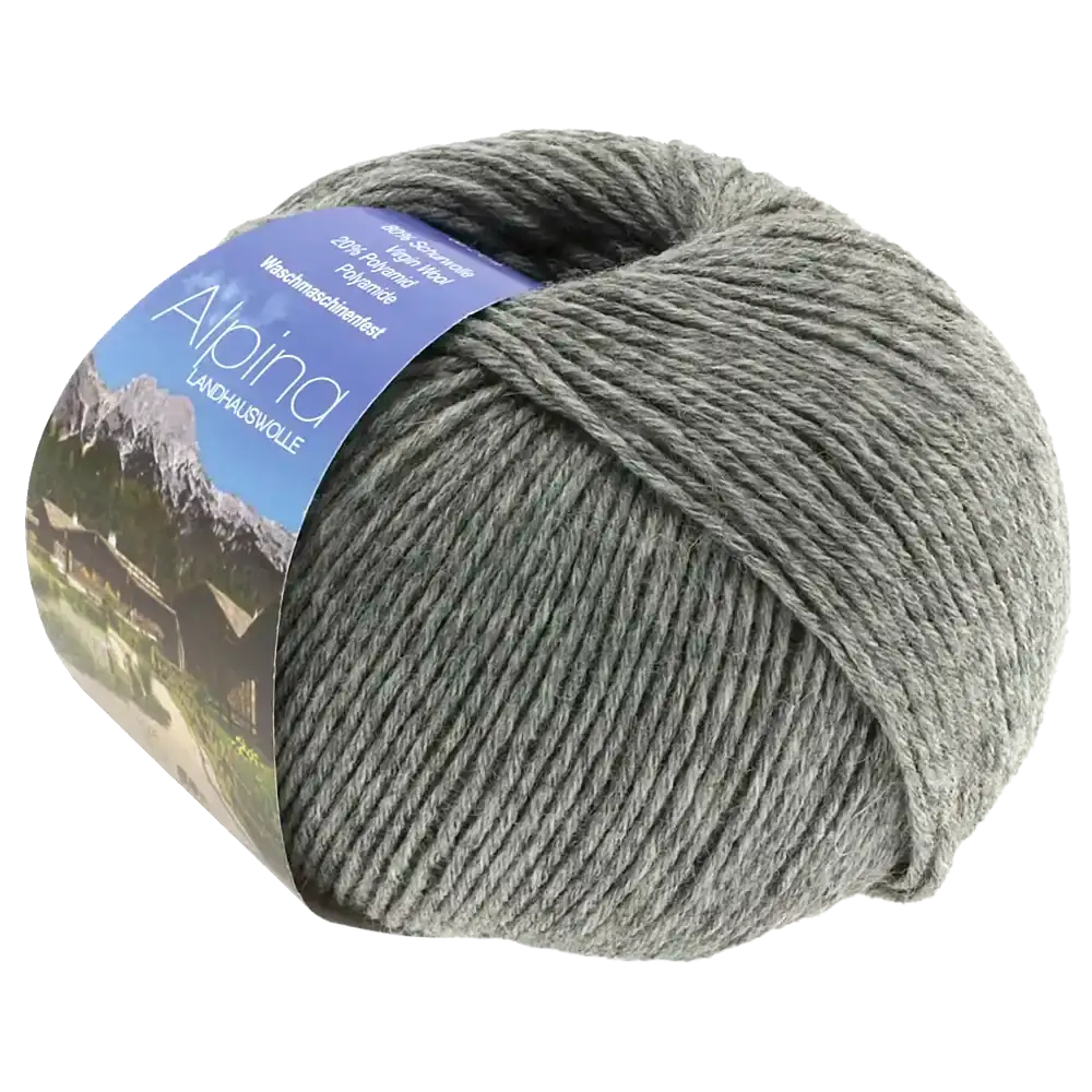 #Farbe_Lana Grossa Alpina | 05 Grau meliert