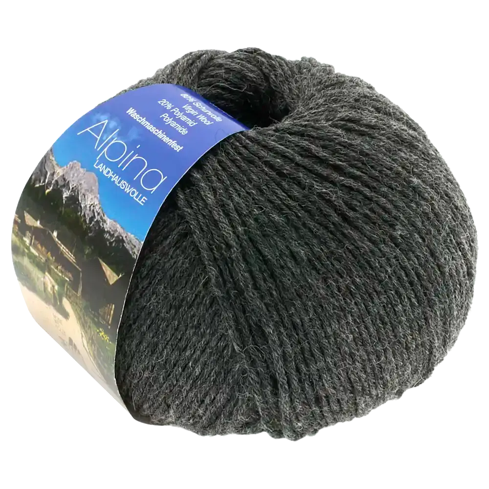 #Farbe_Lana Grossa Alpina | 06 Anthrazit