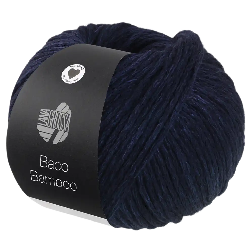 #Farbe_Lana Grossa Baco Bamboo | 03 Nachtblau