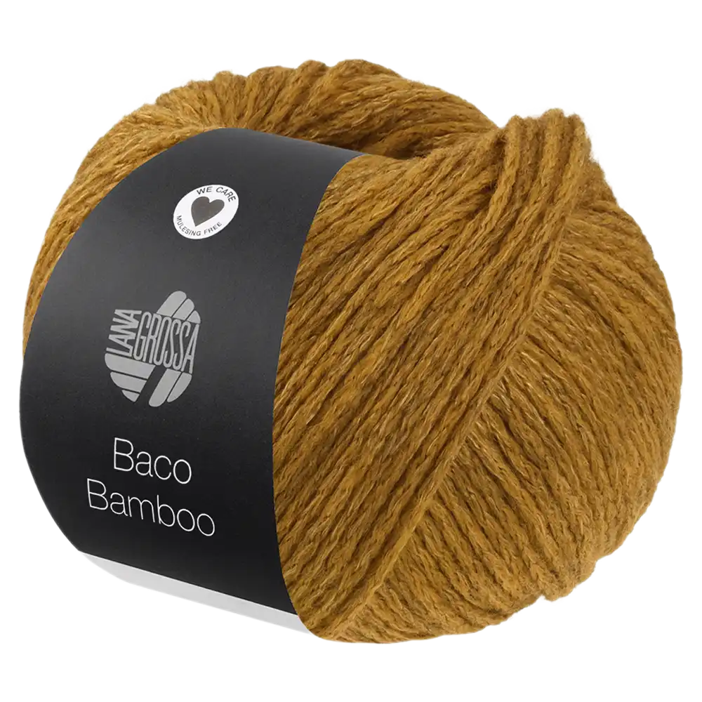 #Farbe_Lana Grossa Baco Bamboo | 08 Goldbraun
