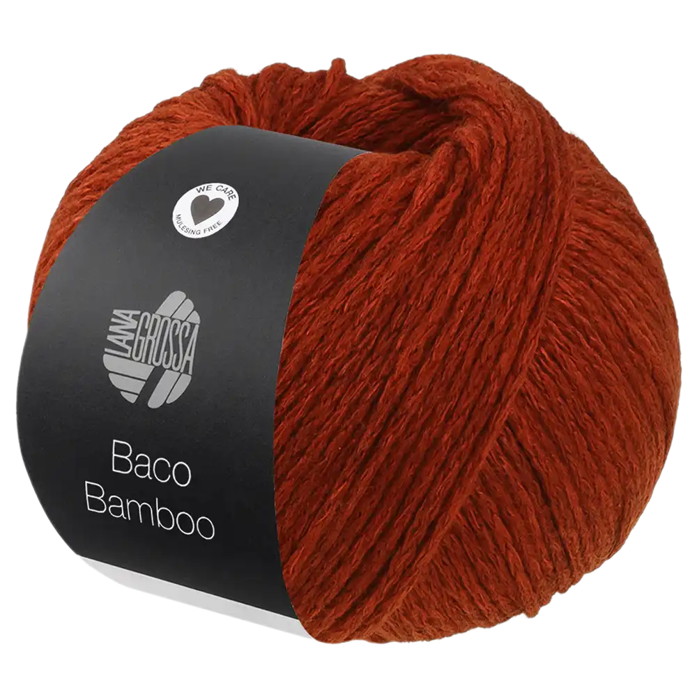 #Farbe_Lana Grossa Baco Bamboo | 09 Rostbraun
