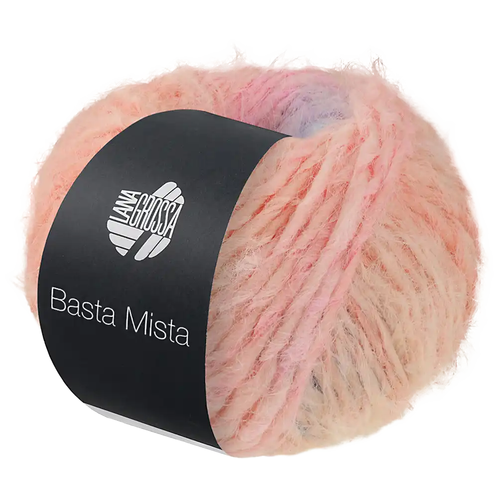 #Farbe_Lana Grossa Basta Mista | 113 Limette/Türkis/Aqua/Lachs/Rosa/Flieder