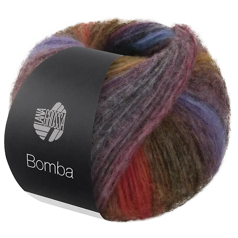 #Farbe_Lana Grossa Bomba | 06 Flaschen-/Opalgrün/Aubergine/Nachtblau/Dunkel-/Blaupetrol
