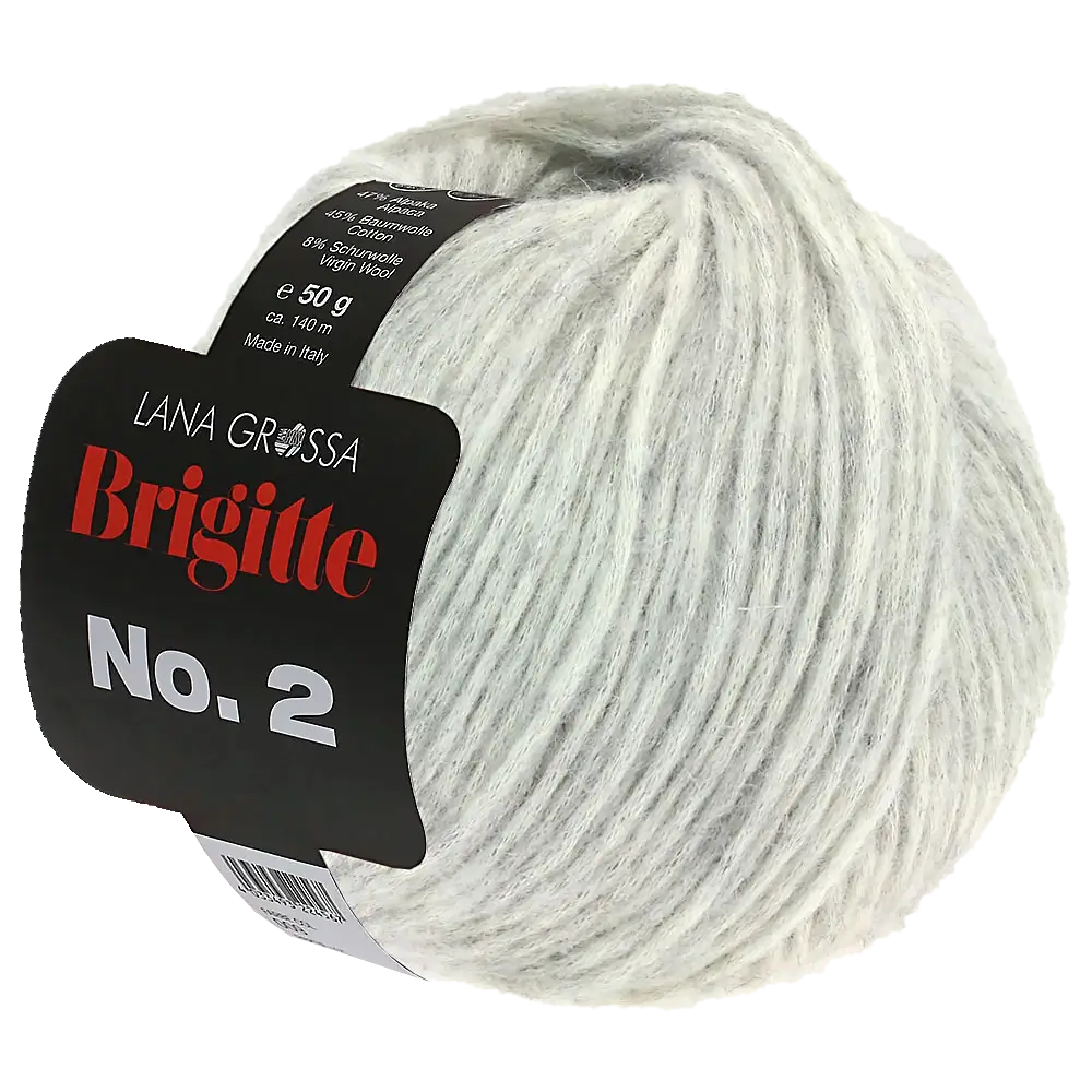 #Farbe_Lana Grossa Brigitte No. 2 | 13 Silbergrau