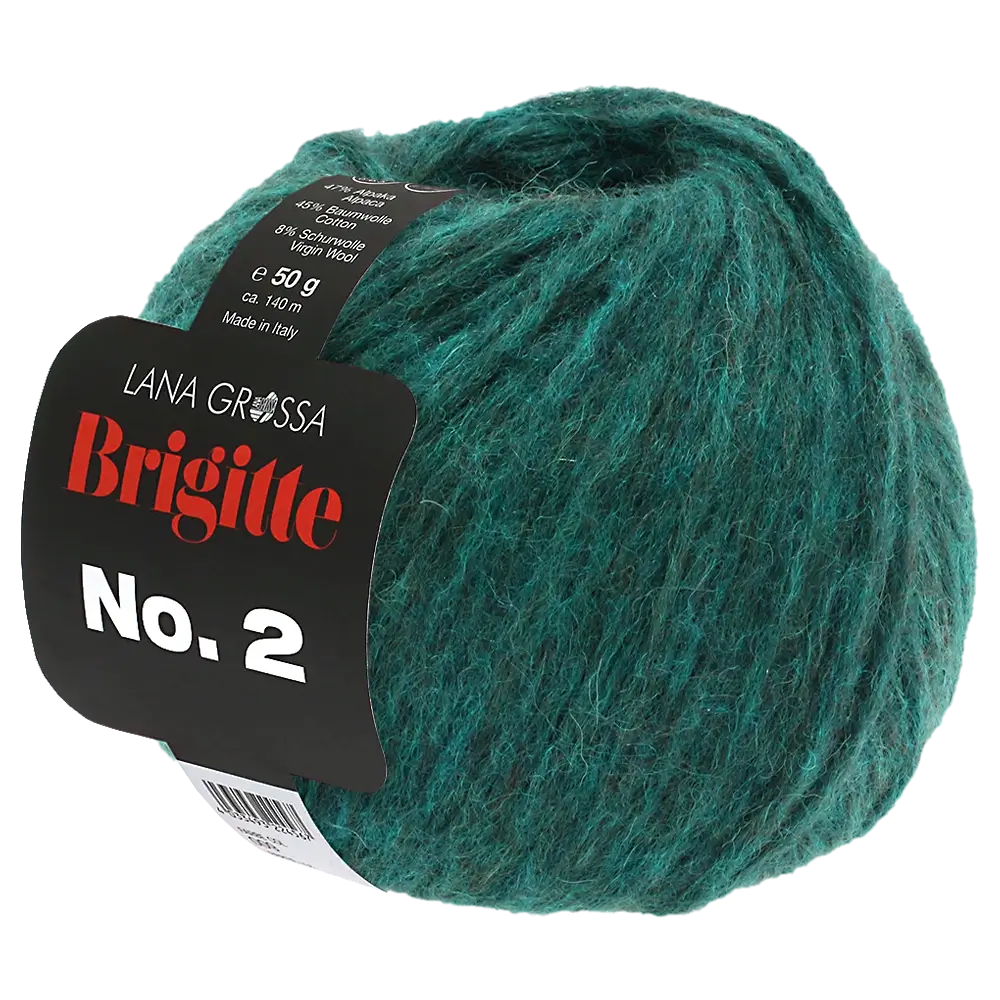 #Farbe_Lana Grossa Brigitte No. 2 | 28 Dunkelgrün