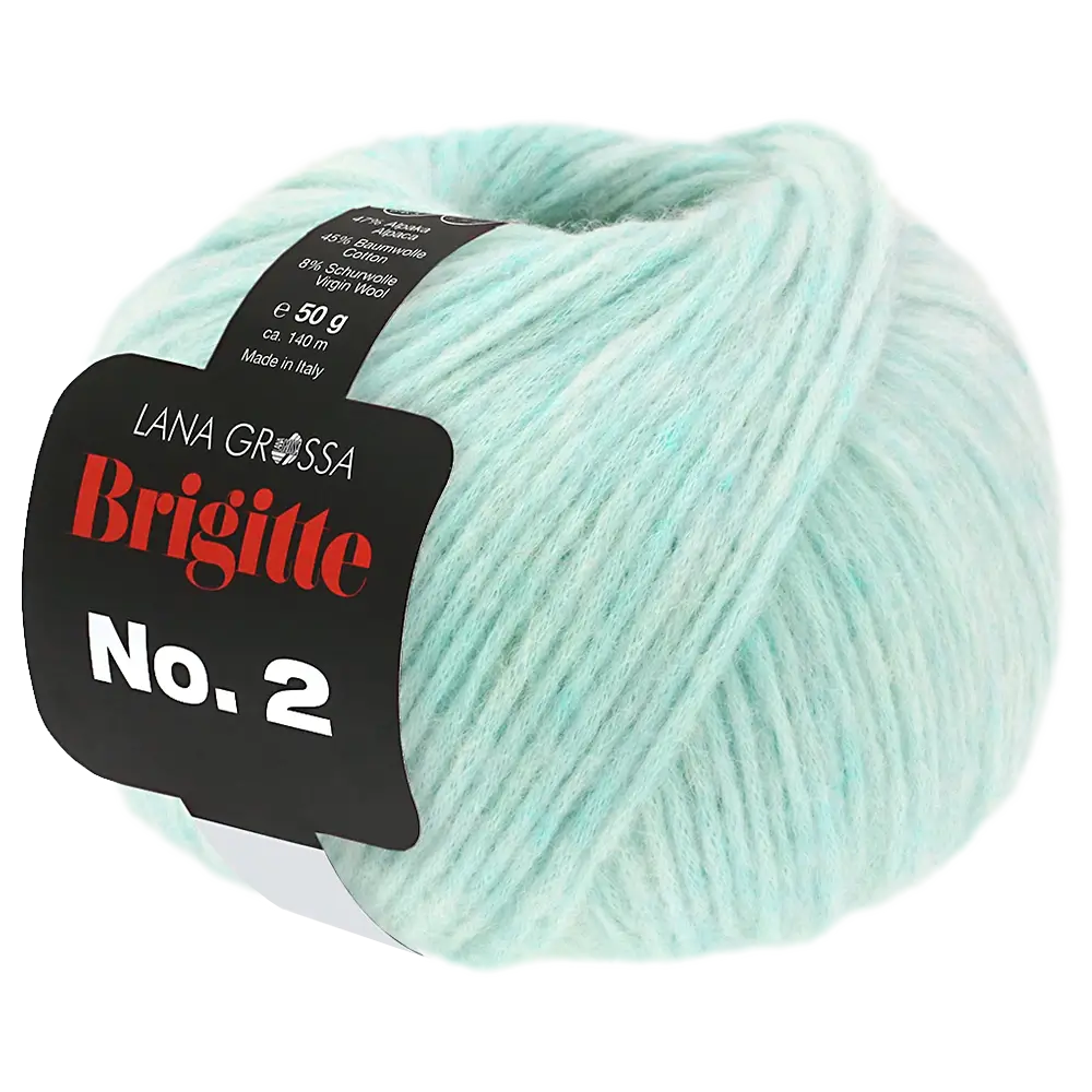#Farbe_Lana Grossa Brigitte No. 2 | 51 Eisblau