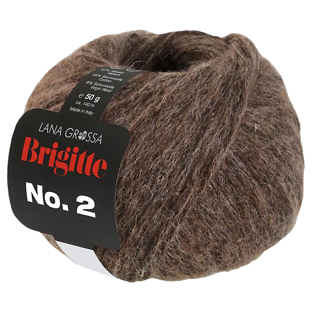 #Farbe_Lana Grossa Brigitte No. 2 | 60 Graubraun