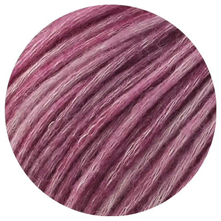 #Farbe_Lana Grossa Brigitte No. 2 Vintage | 204 Rotviolett meliert
