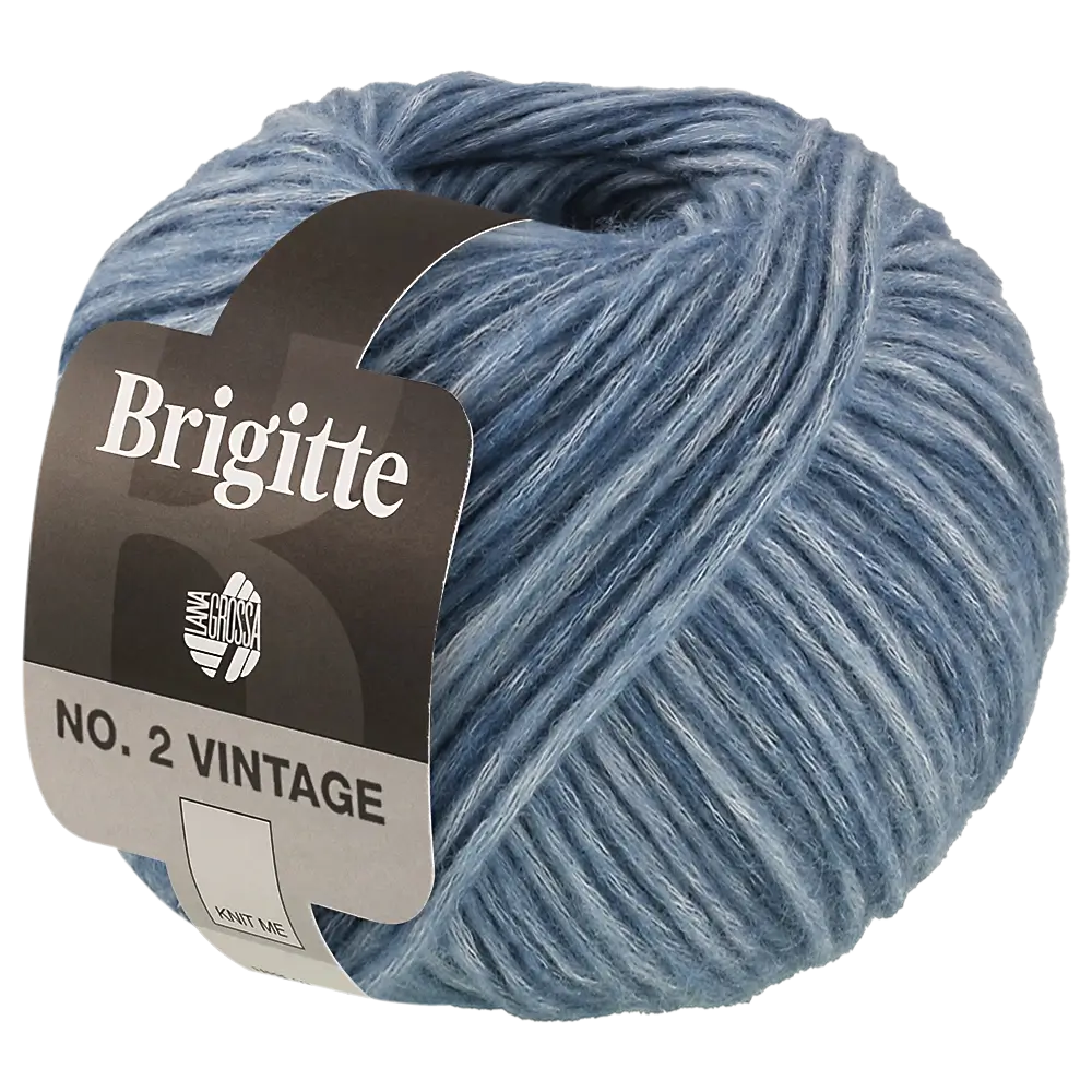 #Farbe_Lana Grossa Brigitte No. 2 Vintage | 206 Jeans meliert