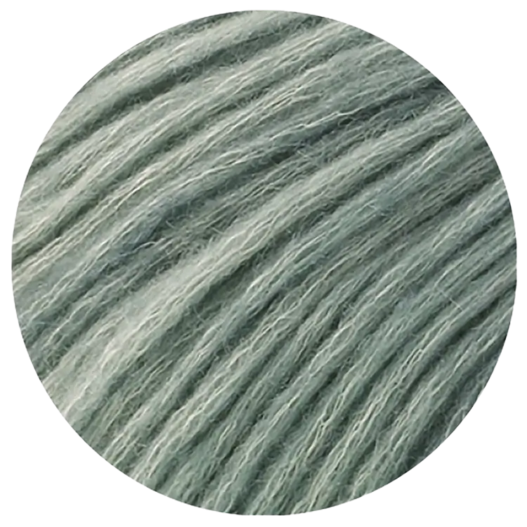 #Farbe_Lana Grossa Brigitte No. 2 Vintage | 207 Graugrün meliert