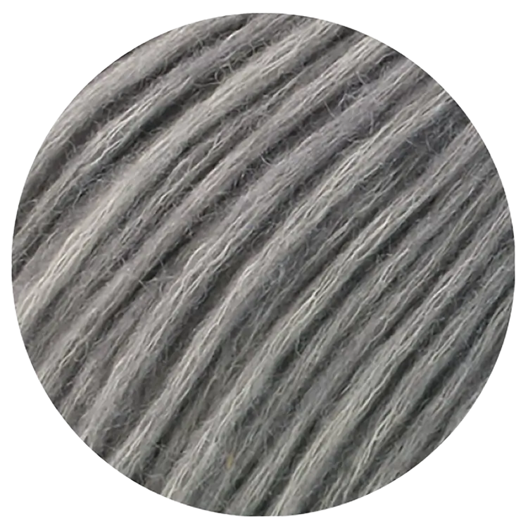 #Farbe_Lana Grossa Brigitte No. 2 Vintage | 209 Hellgrau meliert