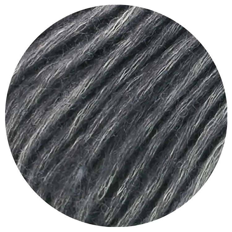 #Farbe_Lana Grossa Brigitte No. 2 Vintage | 210 Dunkelgrau meliert