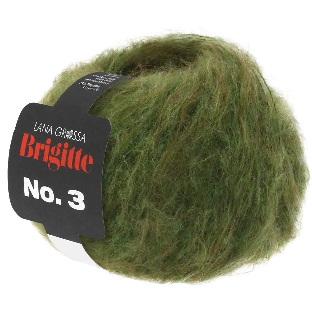 #Farbe_Lana Grossa Brigitte No. 3 | 30 Moosgrün