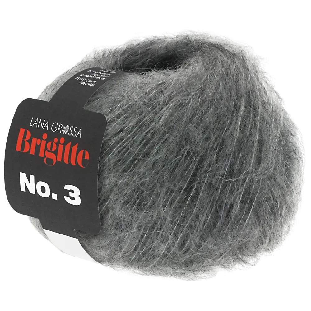 #Farbe_Lana Grossa Brigitte No. 3 | 33 Dunkelgrau