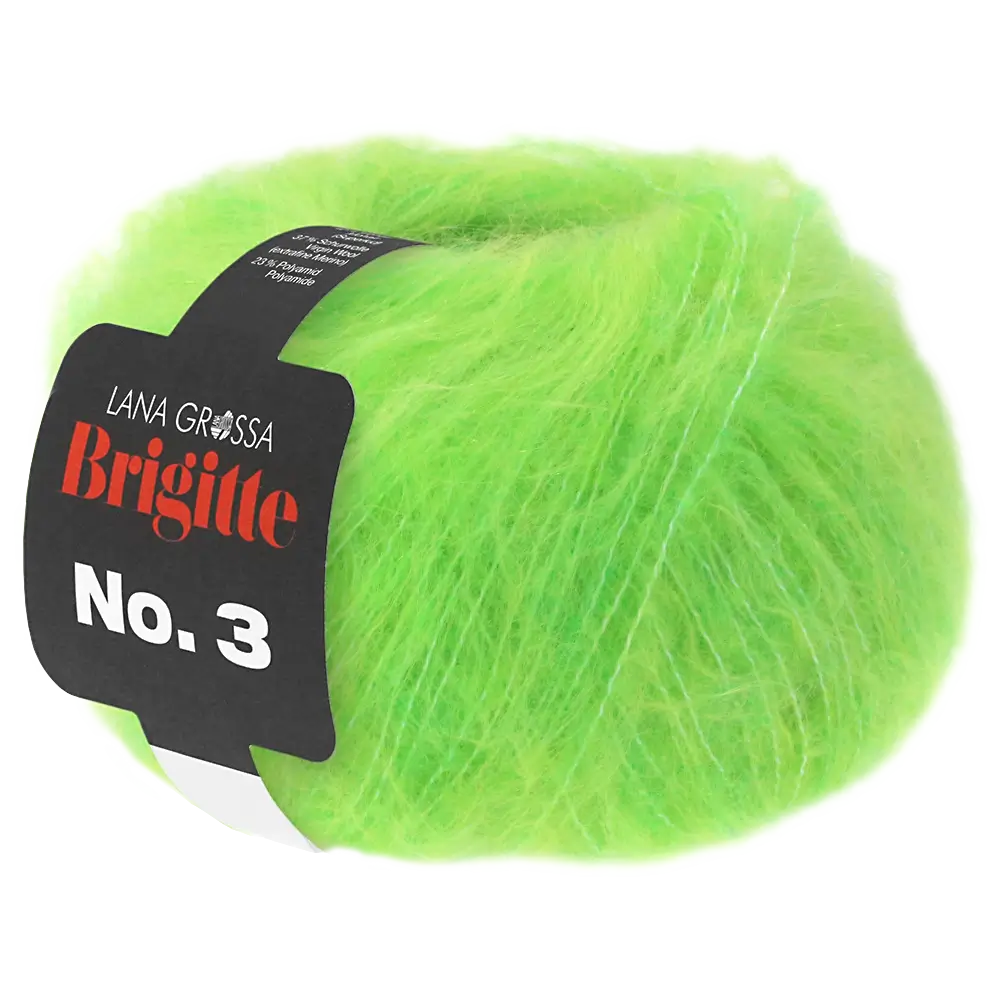 #Farbe_Lana Grossa Brigitte No. 3 | 36 Gelbgrün