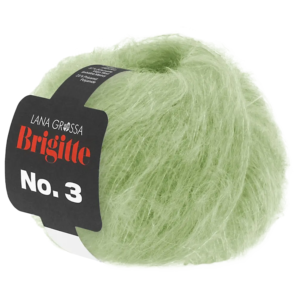 #Farbe_Lana Grossa Brigitte No. 3 | 58 Heugrün