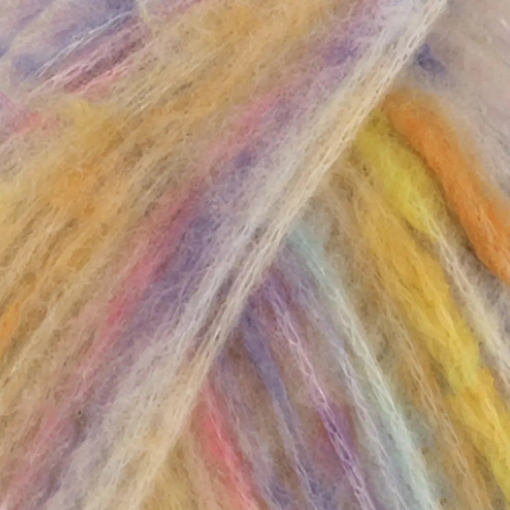 #Farbe_Lana Grossa Cassata | 08 Rohweiß/Orange/Violett/Hellblau/Gelb