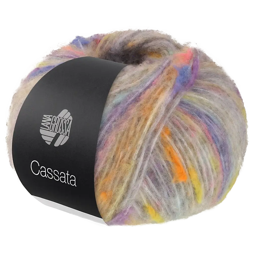 #Farbe_Lana Grossa Cassata | 12 Hellgrau/Violett/Saphirblau/Zartgelb/Graurosa/Pfirsich