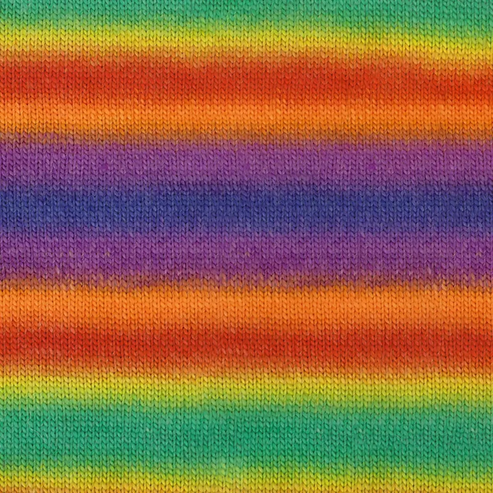 #Farbe_Lana Grossa Colorato Aktion | 01 Jade/Zitrusgelb/Rot/Orange/Lila/Blauviolett