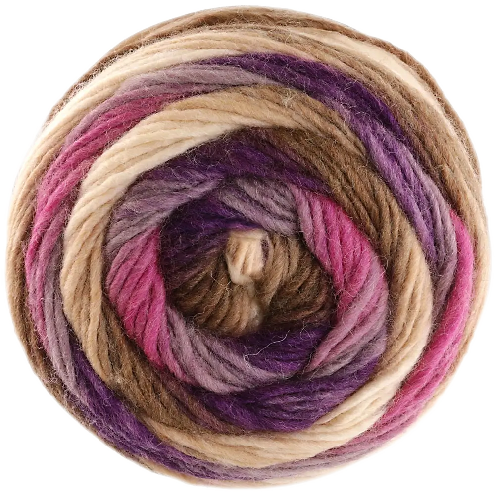 #Farbe_Lana Grossa Colorato Aktion | 04 Dunkelpink/Grau/Dunkelviolett/Umbra/Taupe/Hellbeige