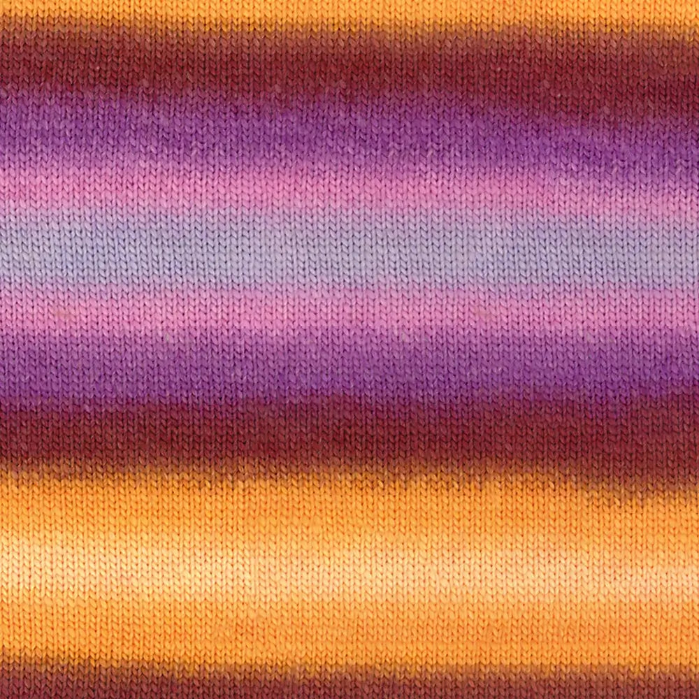 #Farbe_Lana Grossa Colorato Aktion | 06 Orange/Burgund/Violett/Rosa/Blaulila/Gelb