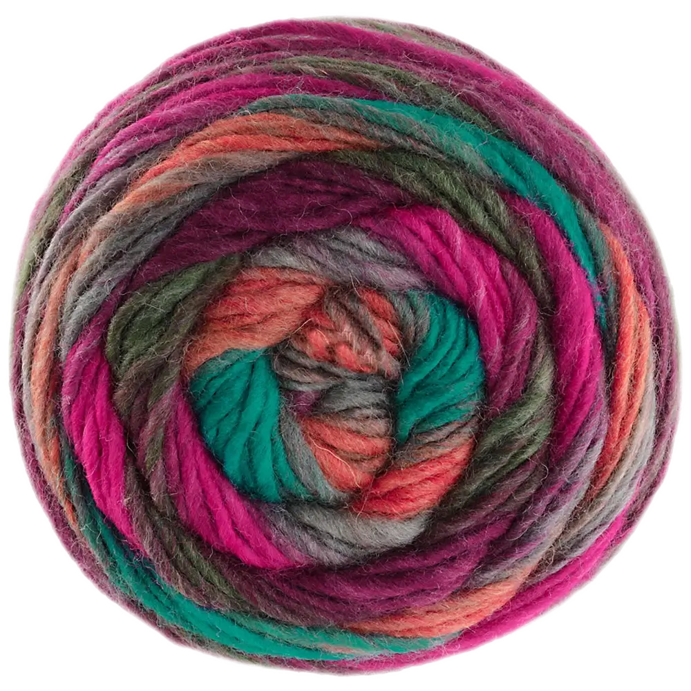 #Farbe_Lana Grossa Colorato Aktion | 08 Zimtorange/Petrol/Dunkelgrau/Fuchsia/Pink/Moosgrün/Rotviolett