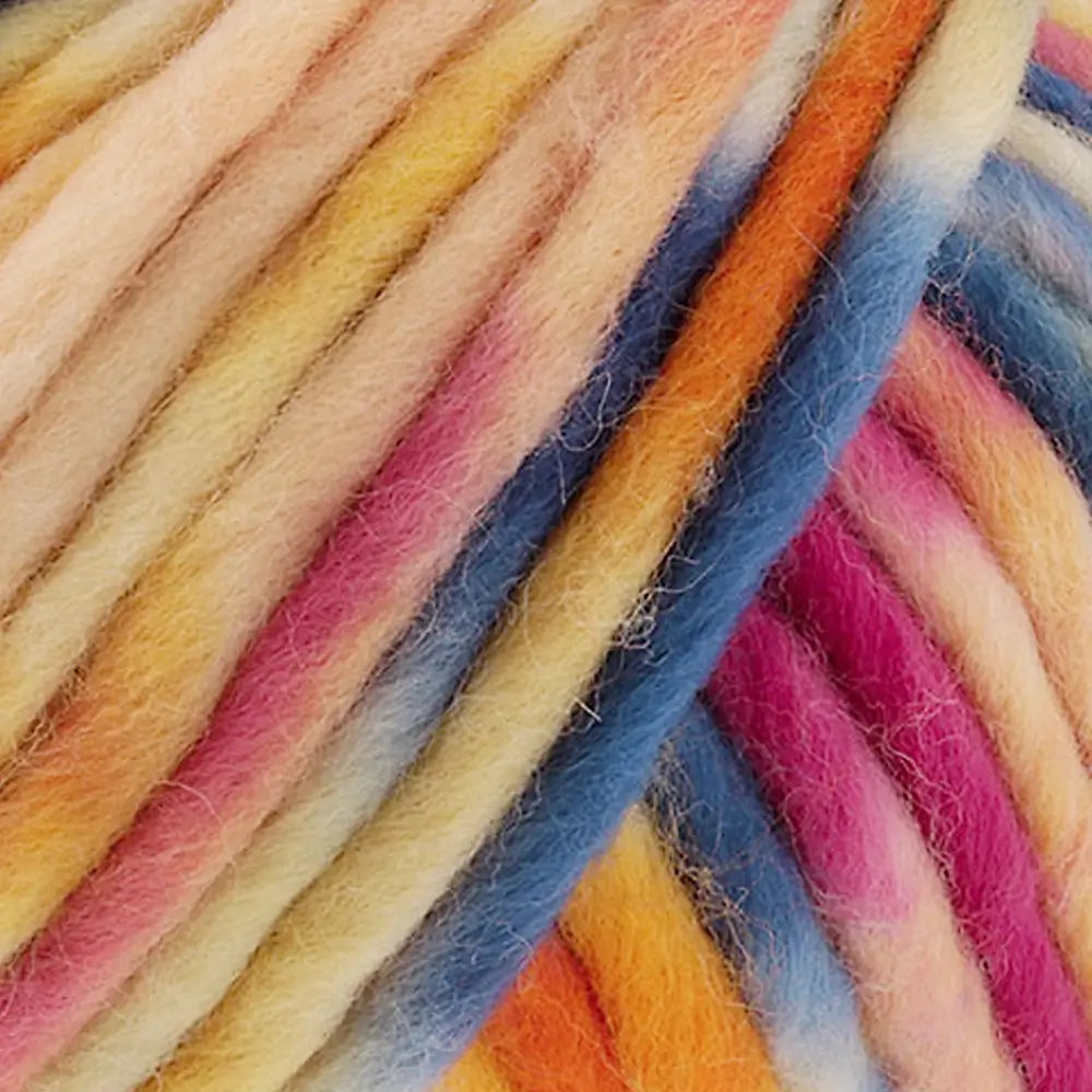 #Farbe_Lana Grossa Confetti | 20 Rohweiß/Vanille/Rauchblau/Puderrosa/Nelke/ Orchidee/Orange