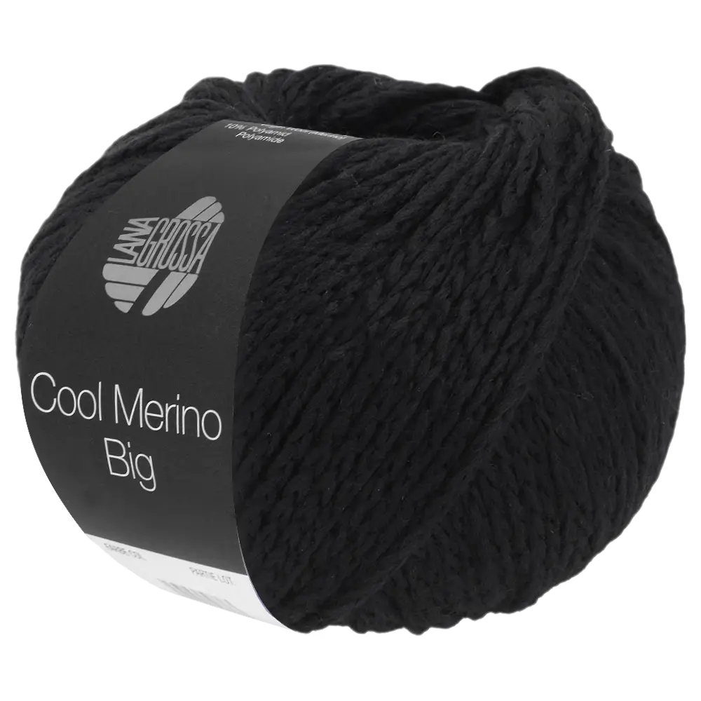 #Farbe_Lana Grossa Cool Merino Big | 220 Schwarz