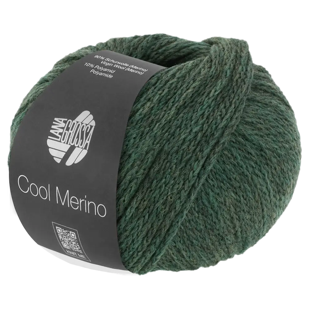 #Farbe_Lana Grossa Cool Merino Uni | 19 Dunkelgrün
