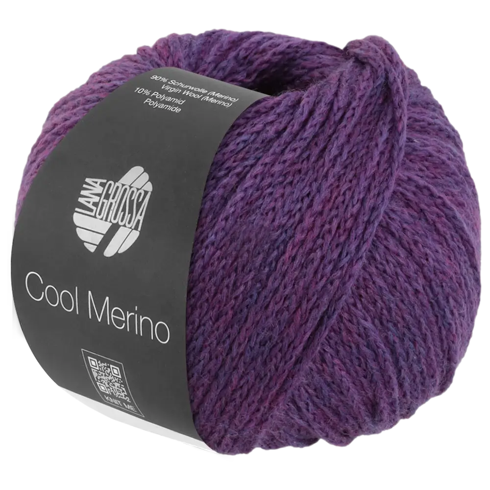 #Farbe_Lana Grossa Cool Merino Uni | 25 Aubergine