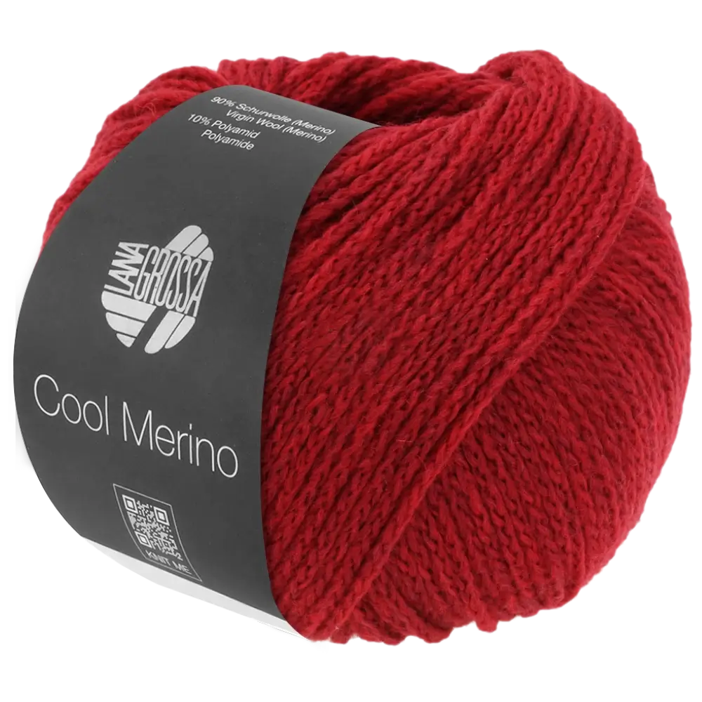 #Farbe_Lana Grossa Cool Merino Uni | 34 Rot