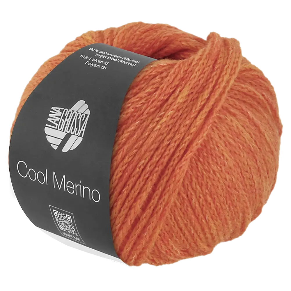 #Farbe_Lana Grossa Cool Merino Uni | 36 Lachsrot