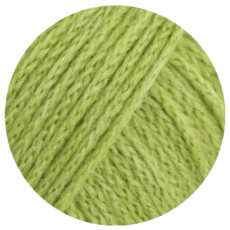 #Farbe_Lana Grossa Cool Merino Uni | 37 Gelbgrün